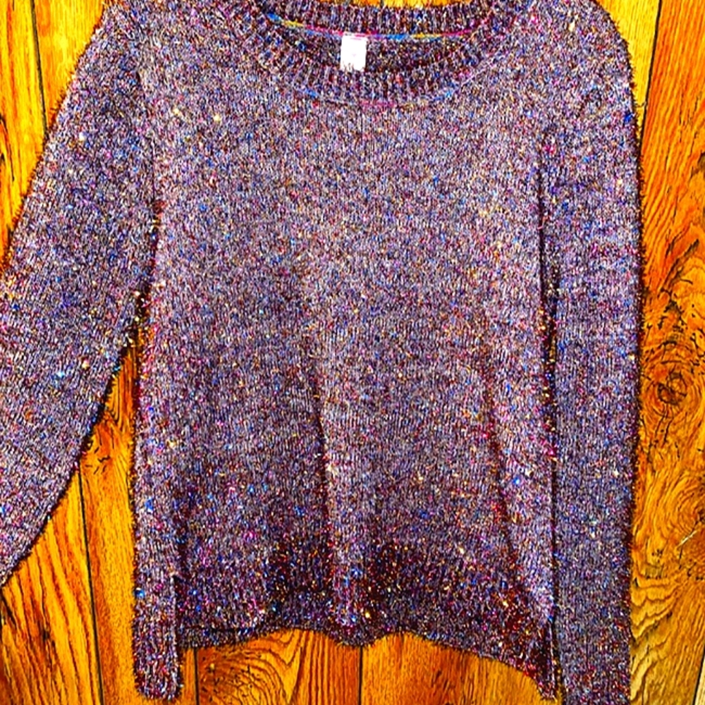 Sparkly sweater. Never worn. Size Large